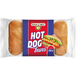 DAN CAKE Hot Dog Buns 250g 